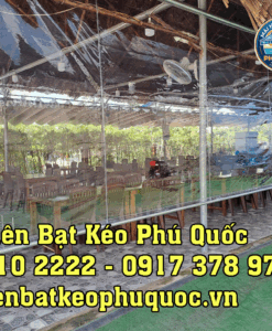 Mái bạt thả trong suốt Phú Quốc