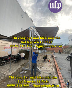 Thi Công Lắp Bạt Mái Che Di Động tại Dương Đông