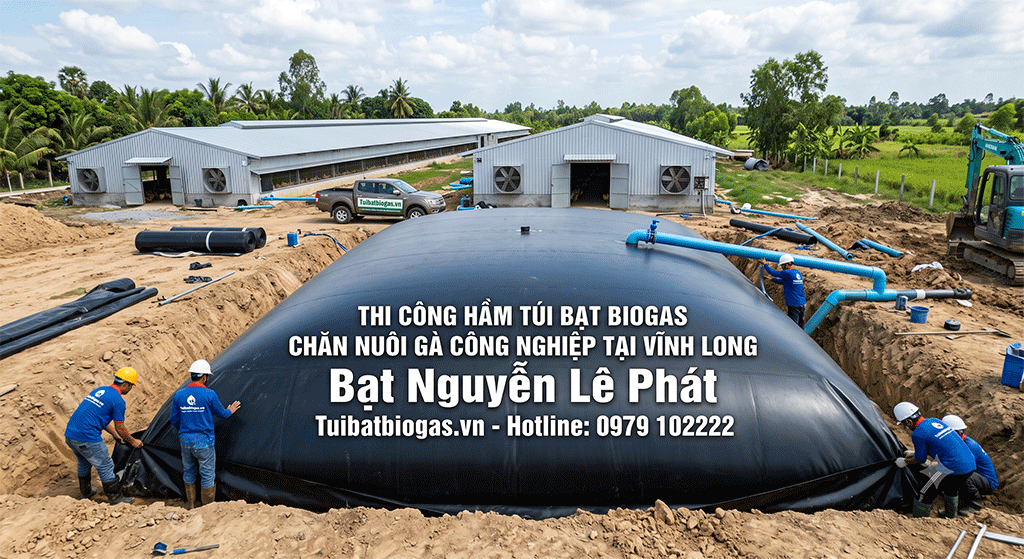 Cung Cấp Túi Bạt Làm Hầm Chứa Khi Biogas Tại Cần Thơ